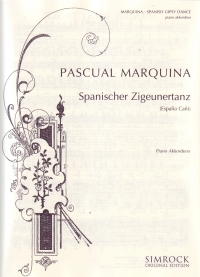Marquina Spanish Gypsy Dance Accordion Sheet Music Songbook