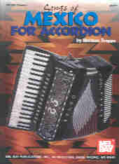 Songs Of Mexico Accordion Sheet Music Songbook