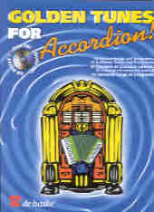 Golden Tunes For Accordion Wennink Book & Cd Sheet Music Songbook
