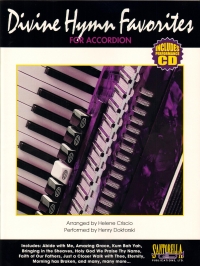 Divine Hymn Favorites For Accordion Book & Cd Sheet Music Songbook