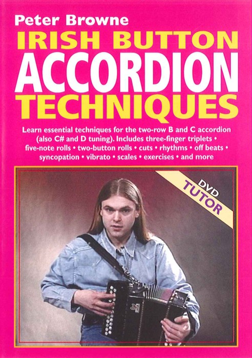 Irish Button Accordion Techniques Browne Dvd Sheet Music Songbook