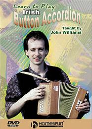 Learn To Play Irish Button Accordion Williams Dvd Sheet Music Songbook