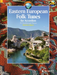 Eastern European Folk Tunes Accordion Book & Cd Sheet Music Songbook