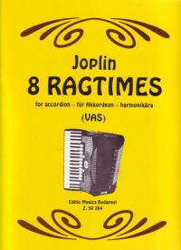 Joplin 8 Ragtimes Accordion Sheet Music Songbook