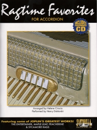 Ragtime Favorites For Accordion Book & Cd Sheet Music Songbook