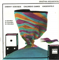 Childrens Games For Accordion Krzanowska Sheet Music Songbook