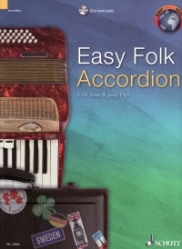 Easy Folk Accordion + Cd Sheet Music Songbook