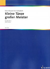 Kleine Tanze Grosser Meister Draths Accordion Sheet Music Songbook