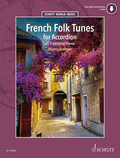 French Folk Tunes For Accordion + Online Sheet Music Songbook
