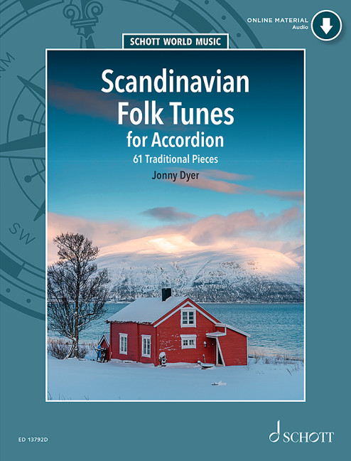Scandinavian Folk Tunes For Accordion + Online Sheet Music Songbook