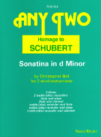Homage To Schubert Ball (2 Wind Instruments) Sheet Music Songbook