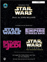 Star Wars Selections 4 Movies Eb + Cd Sheet Music Songbook