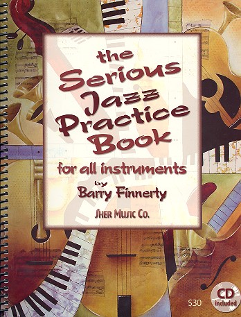 Serious Jazz Practice Book Finnerty Book/cd Sheet Music Songbook