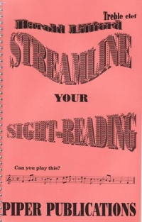 Streamline Your Sight Reading Lillford Treble Clef Sheet Music Songbook