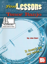 First Lessons Tenor Banjo Carr + Online Sheet Music Songbook