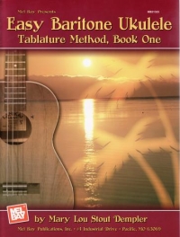 Easy Baritone Ukulele Tablature Method Book 1 Sheet Music Songbook