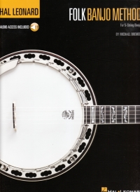 Hal Leonard Folk Banjo Banjo Method 5 String Sheet Music Songbook