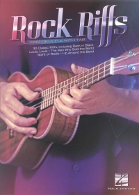 Rock Riffs For Ukulele With Tab Sheet Music Songbook