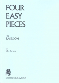 Burness 4 Easy Pieces Bassoon Sheet Music Songbook