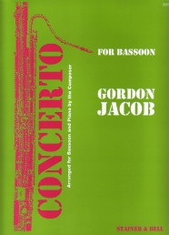 Jacob Concerto Bassoon And Piano Sheet Music Songbook