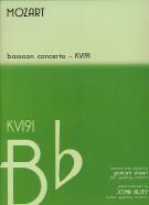 Mozart Concerto Bb K191 Sheen/alley Basssoon & Pf Sheet Music Songbook