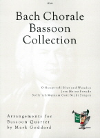 Bach Chorale Bassoon Collection Goddard Sheet Music Songbook