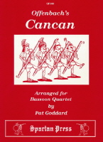 Offenbach Can Can Arr Bassoon Quartet Sheet Music Songbook