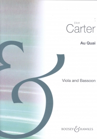 Carter Au Quai For Bassoon & Viola Sheet Music Songbook