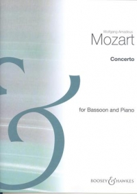 Mozart Bassoon Concerto Bb Bassoon & Piano Sheet Music Songbook