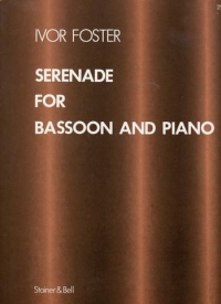 Foster Serenade Bassoon & Piano Sheet Music Songbook