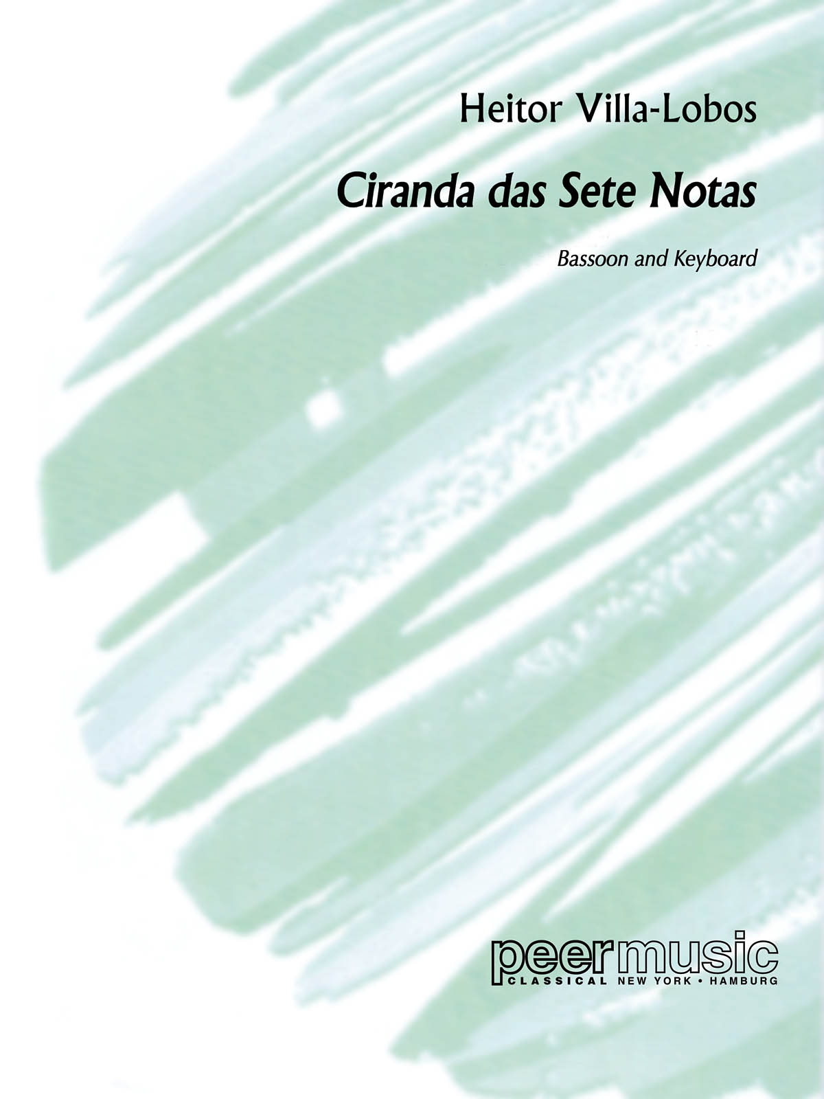 Villa-lobos Ciranda Das Sete Notas Bassoon/piano Sheet Music Songbook