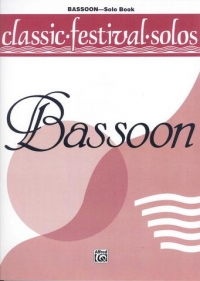 Classic Festival Solos Vol 1 Bassoon Solo Book Sheet Music Songbook