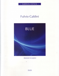 Caldini Blue Bassoon & Piano Sheet Music Songbook