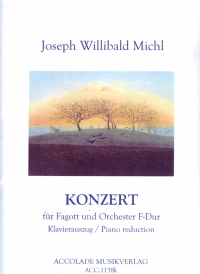 Michl Concerto F Bassoon & Piano Sheet Music Songbook