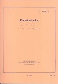 Bozza Fantasie For Bassoon & Piano Sheet Music Songbook