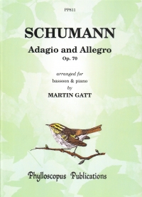 Schumann Adagio & Allegro Op70 Bassoon & Piano Sheet Music Songbook