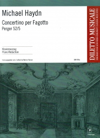 Haydn Concertino F P52/5 Bassoon & Piano Sheet Music Songbook