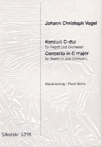 Vogel Concerto C Bassoon Sheet Music Songbook