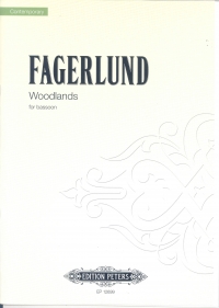 Fagerlund Woodlands For Solo Bassoon Sheet Music Songbook