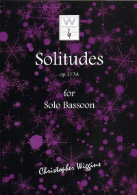 Wiggins Solitudes Op113a Solo Bassoon Sheet Music Songbook