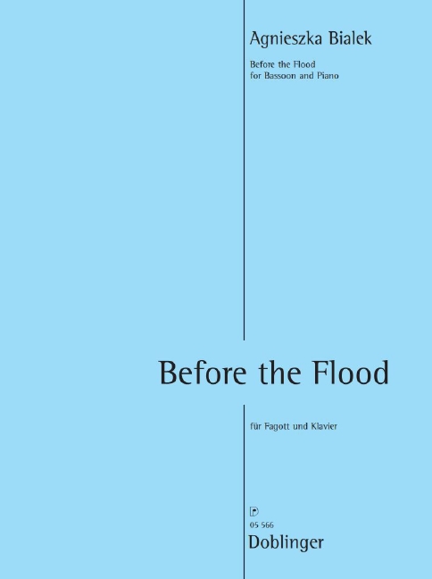 Bialek Before The Flood Bassoon & Piano Sheet Music Songbook