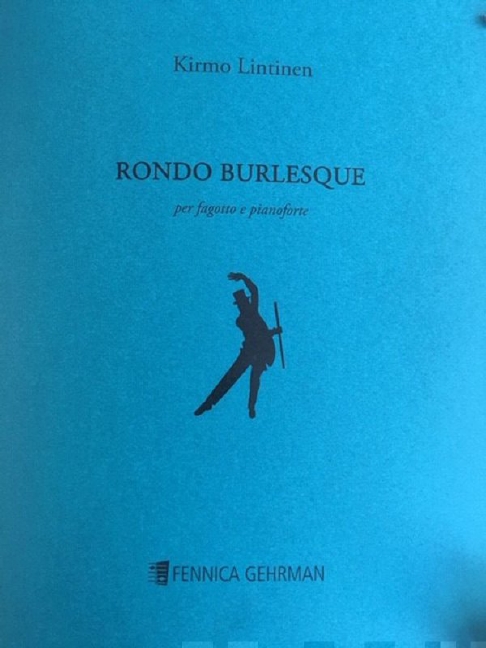Lintinen Rondo Burlesque Bassoon & Piano Sheet Music Songbook