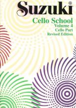 Suzuki Cello School Vol 4 Cello Part Revised Sheet Music Songbook