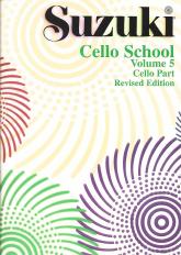Suzuki Cello School Vol 5 Cello Part Revised Sheet Music Songbook