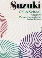 Suzuki Cello School Vol 6 Piano Accomps Revised Sheet Music Songbook