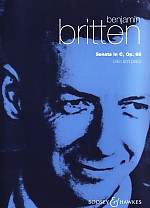 Britten Sonata C Op65 Cello Sheet Music Songbook