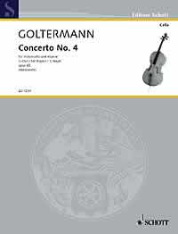 Goltermann Concerto Op65 No 4 G Cello Sheet Music Songbook