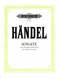Handel Sonata Cmaj Cello Sheet Music Songbook