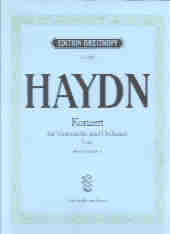Haydn Concerto Dmaj Hobvii/2 Gevaert Cello Sheet Music Songbook