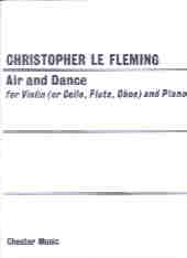 Le Fleming Air & Dance Cello Sheet Music Songbook